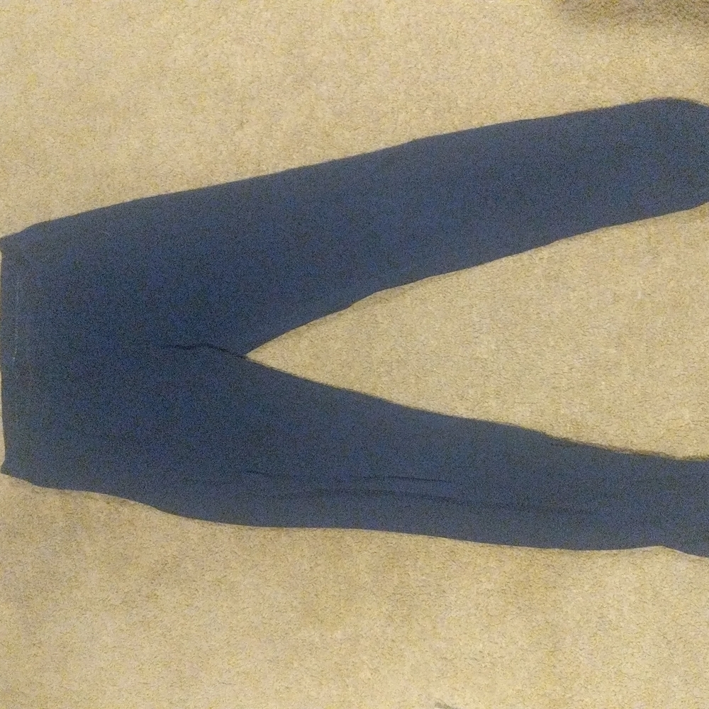 Girls navy blue leggings size 10-12